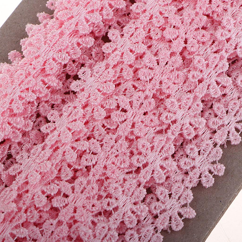15Yards Daisy Lace Trim Crochet Flower Ribbon Sewing Dressmaking Edging