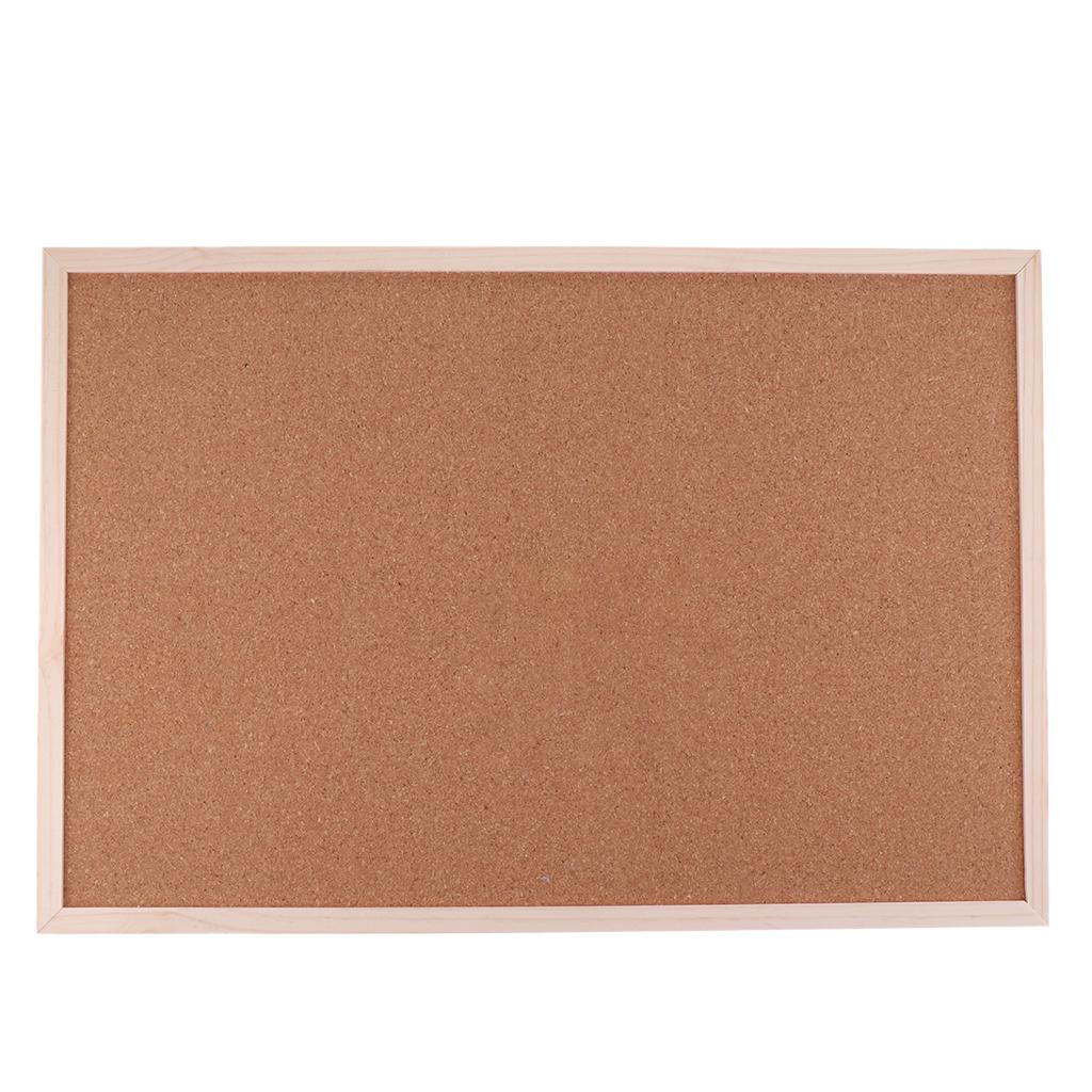 Framed Cork Sheet Corkboard For Bulletin Board Message Board Photo