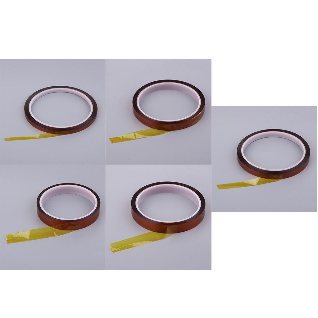 20mm 30M 100ft Kapton Tape Adhesive High Temperature Heat Resistant Polyimide cn