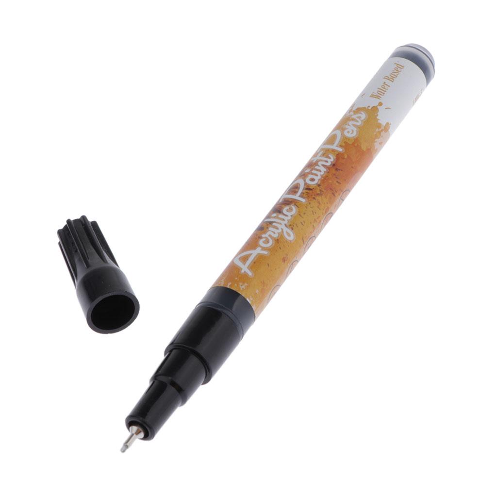 Acrylic Paint Markers Black Ink