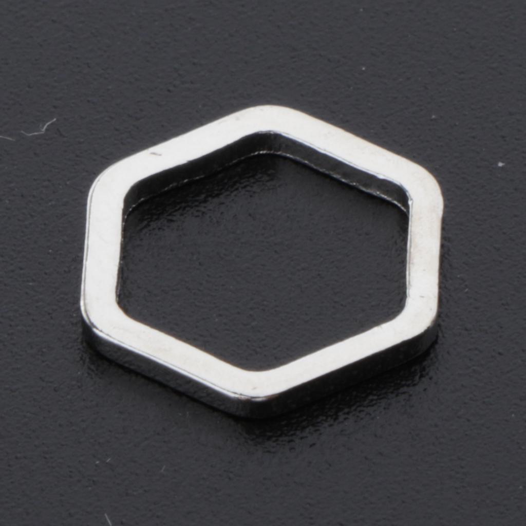 2x20Pieces Metal Jewelry Making Charms 10x10mm
