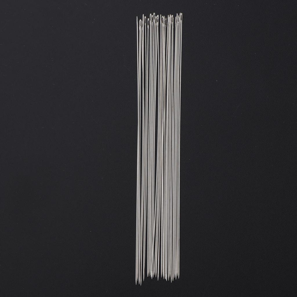 30pieces beading needle for DIY bead jewelry making tools 0.45x100mm