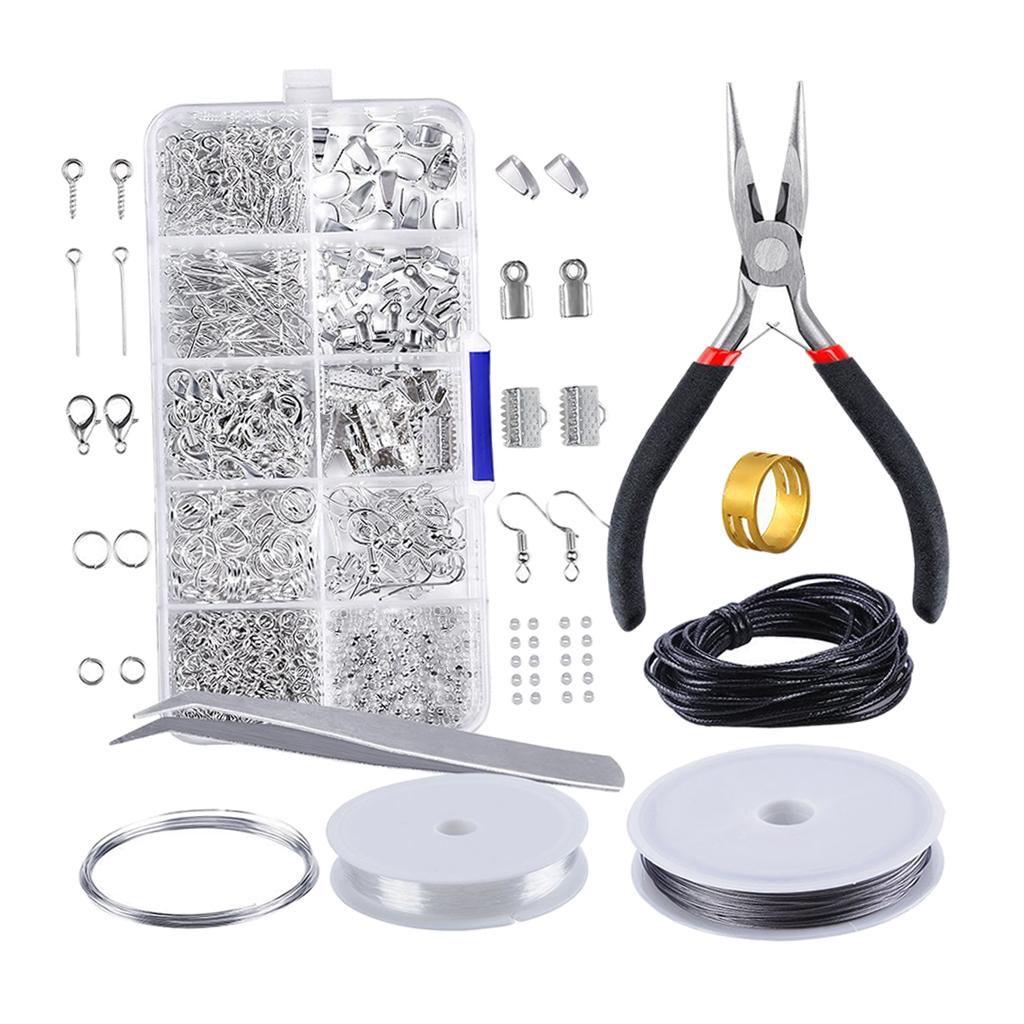 Jewelry Making Set DIY Bracelet Earrings Beginners Beading Repair Tools