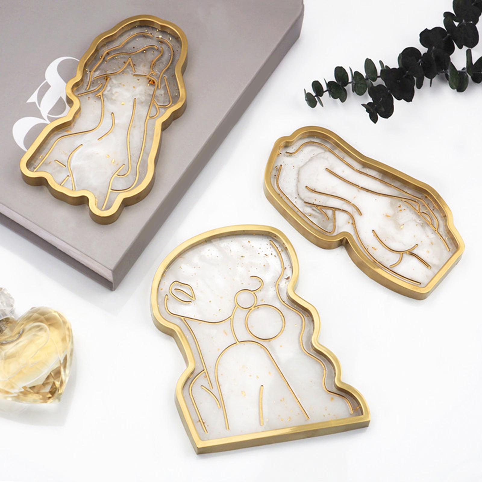 DIY Silicone Epoxy Resin Coasting Coaster Mold Jewelry Mould 155x89x15mm