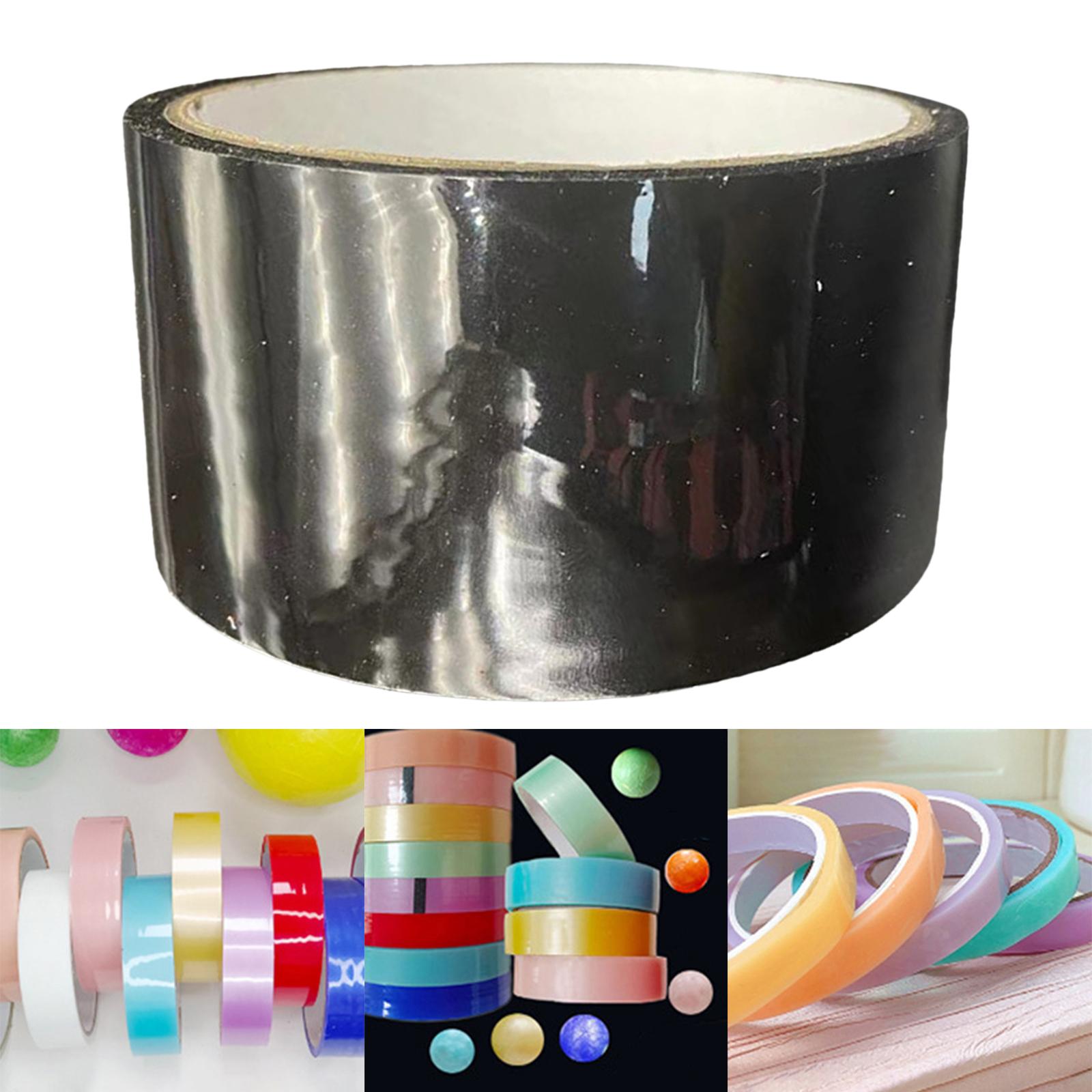 2Pcs Funny Decompression Toys Sticky Ball Rolling Tapes Red Black