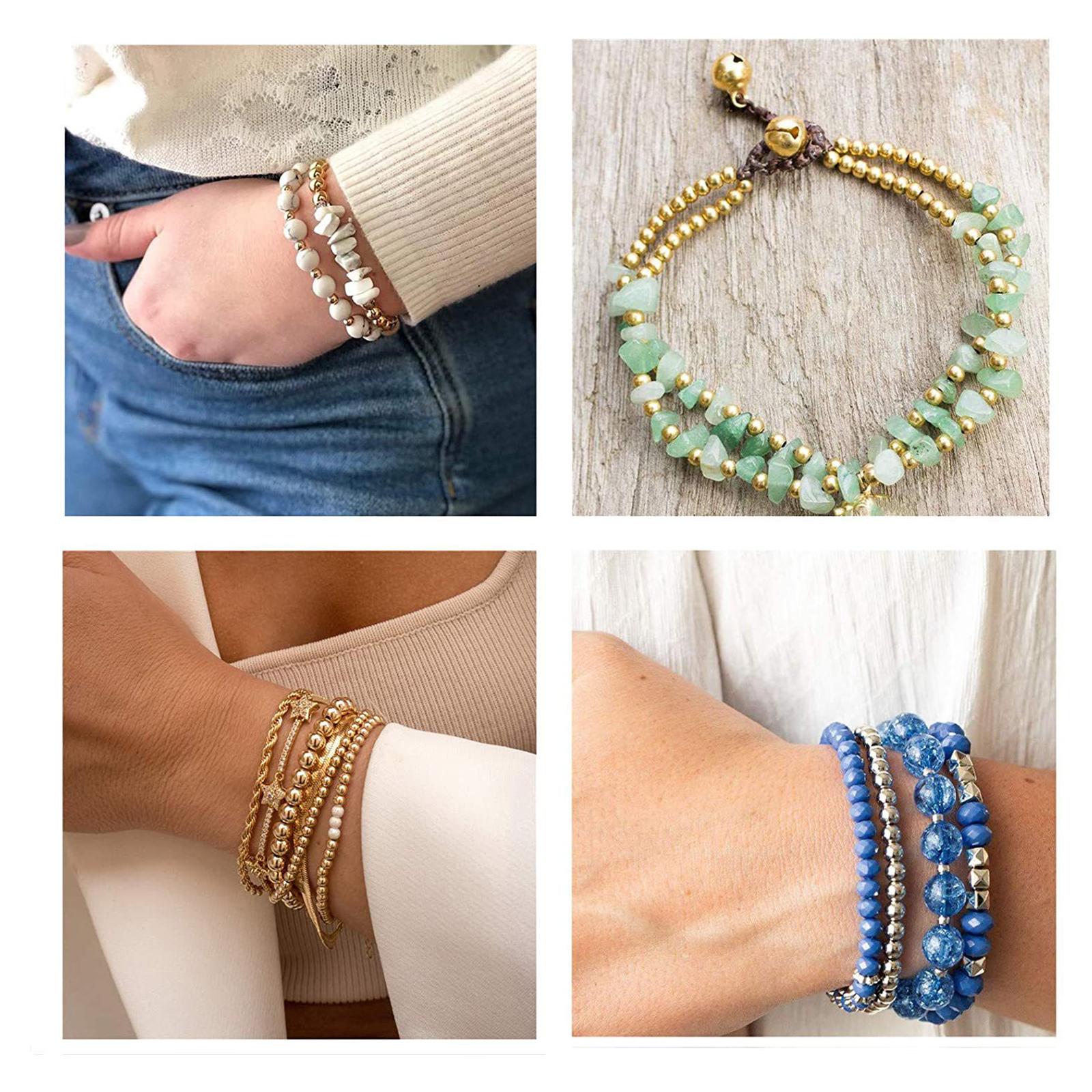 1400 Pieces Spacer Beads Jewelry Findings Making Loose Beads for Pendants