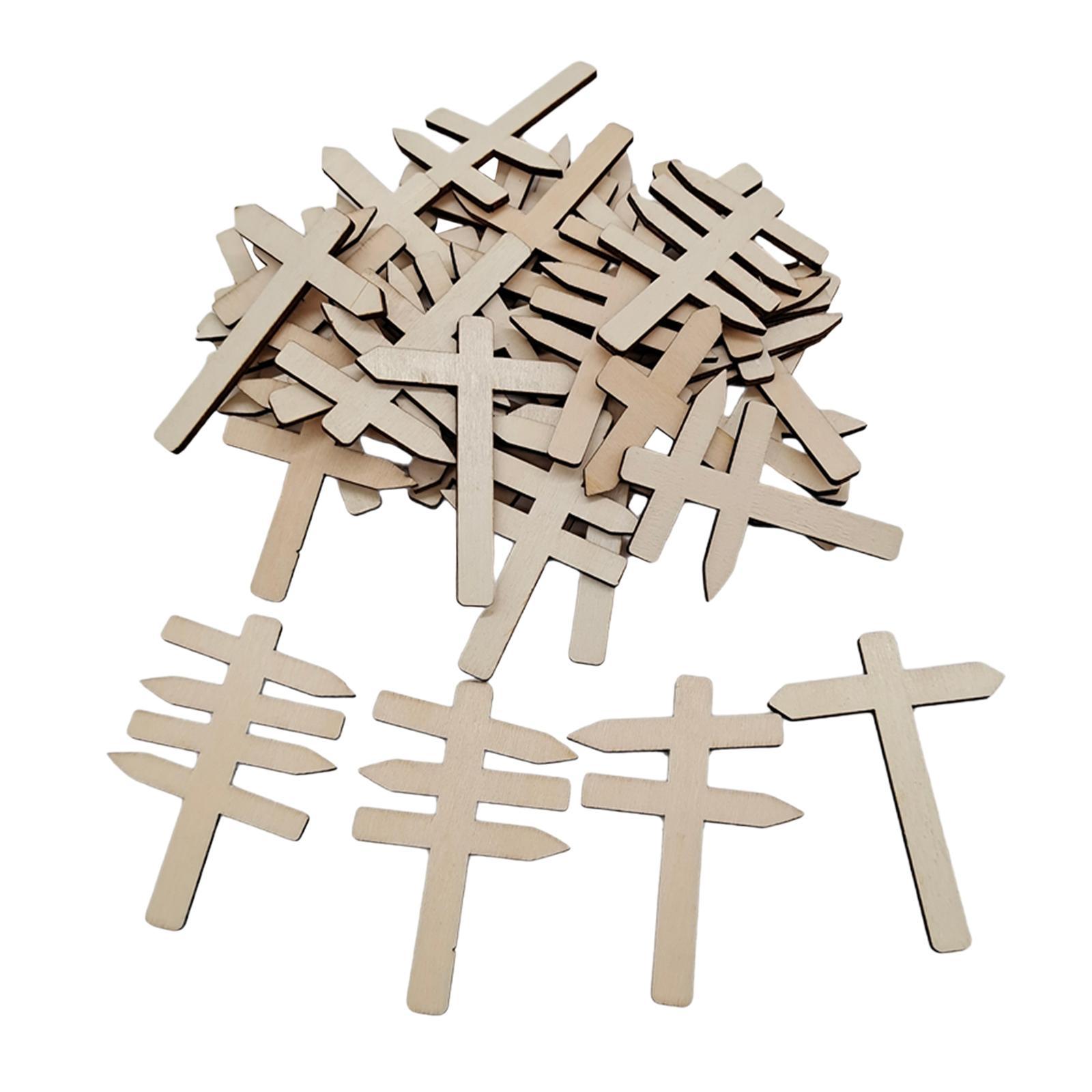 Wooden Directional Sign Accessory