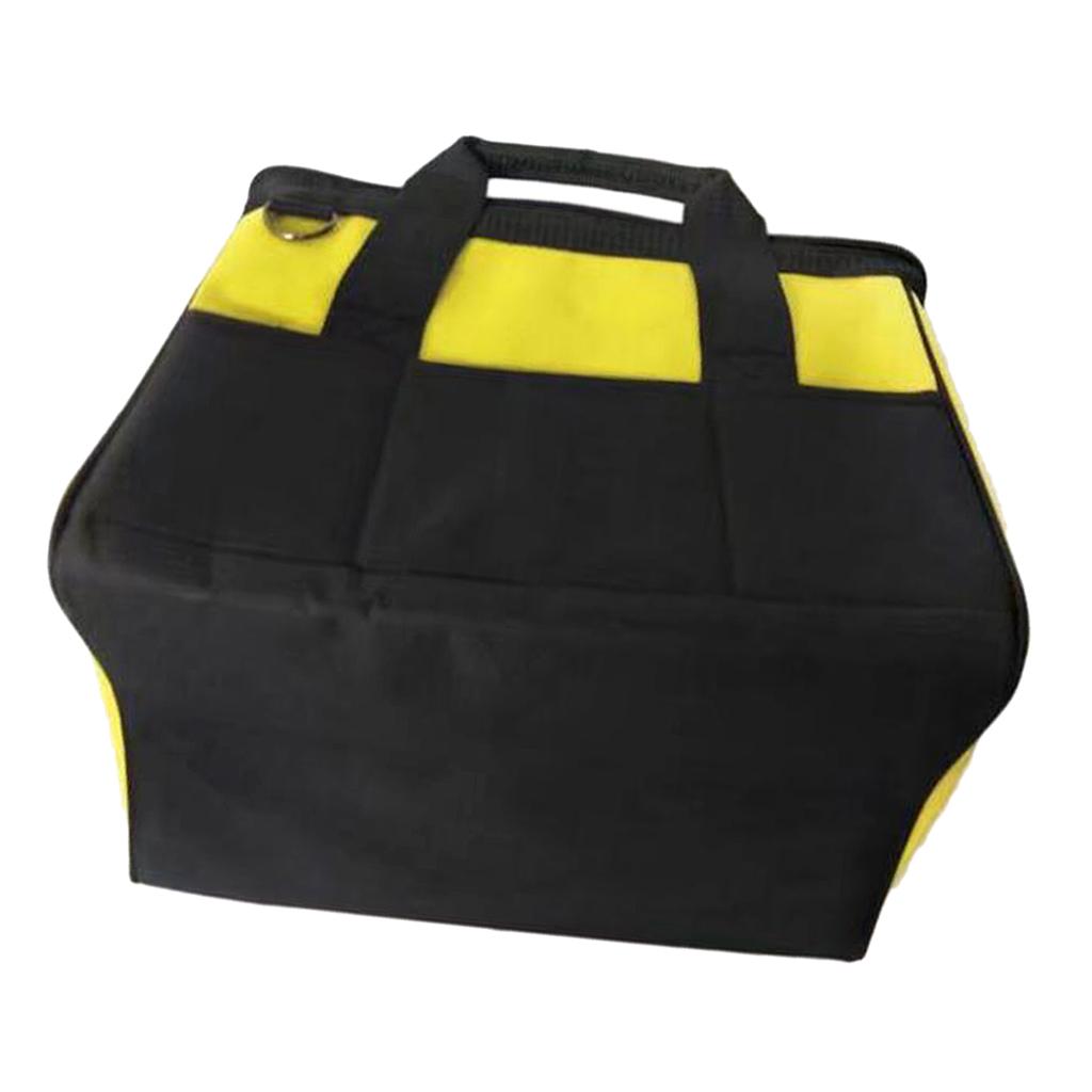 12 inch Wide Mouth Oxford Tool Bag Electricians Tool Bag Organizer