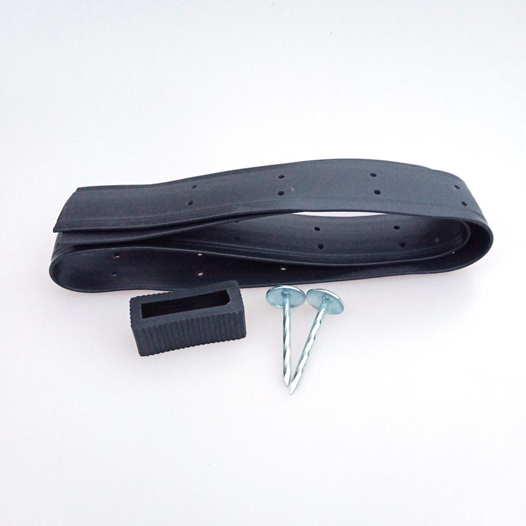 Heavy Duty Soft Rubber Buckle Tree Ties Shrub Plant Straps Supporting