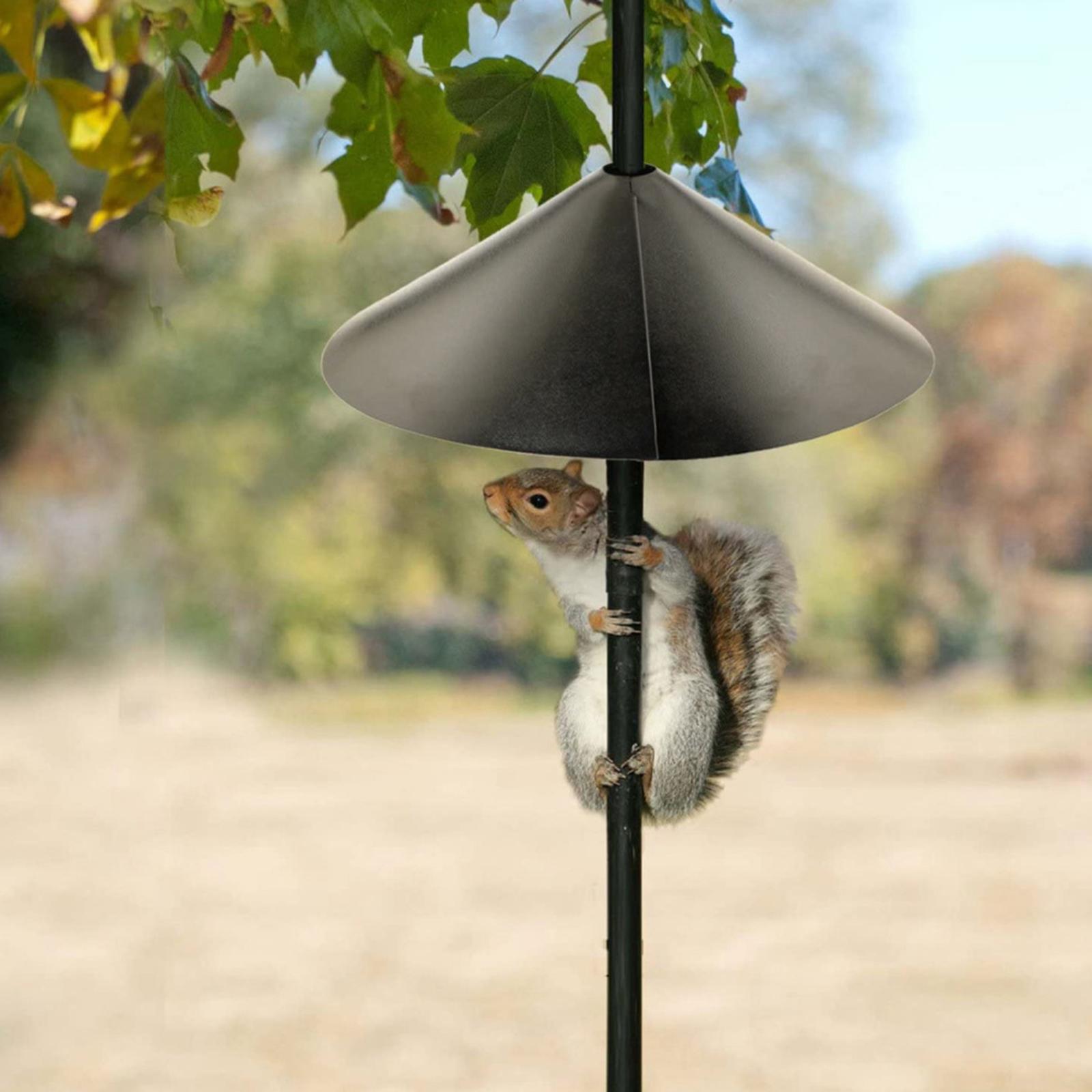 Wrap Around Raccoons Squirrel Guard Baffle for Bird Feeders Hangable 16inch