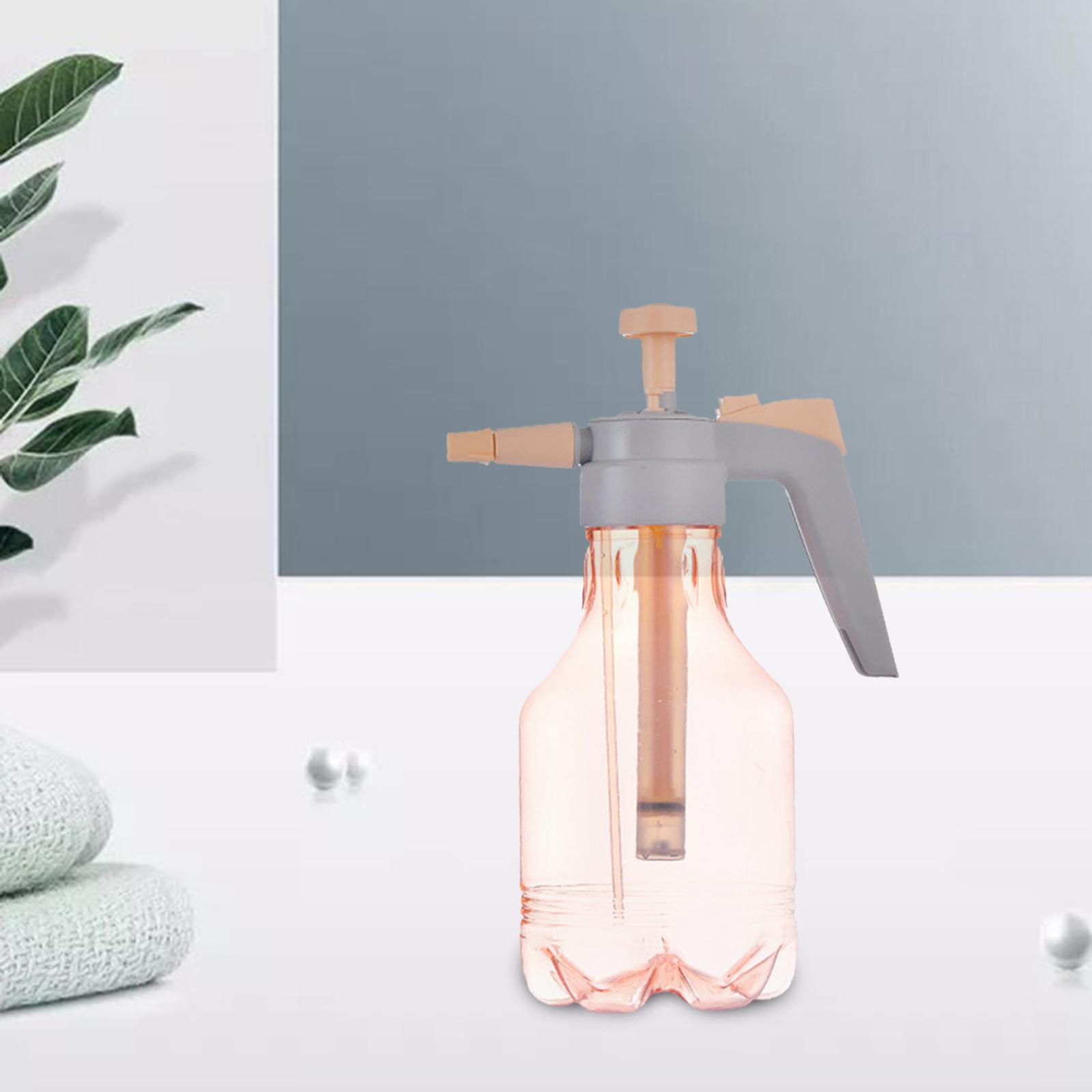 Air Pressure Watering Can Garden Watering Spray Bottle  Orange Manual