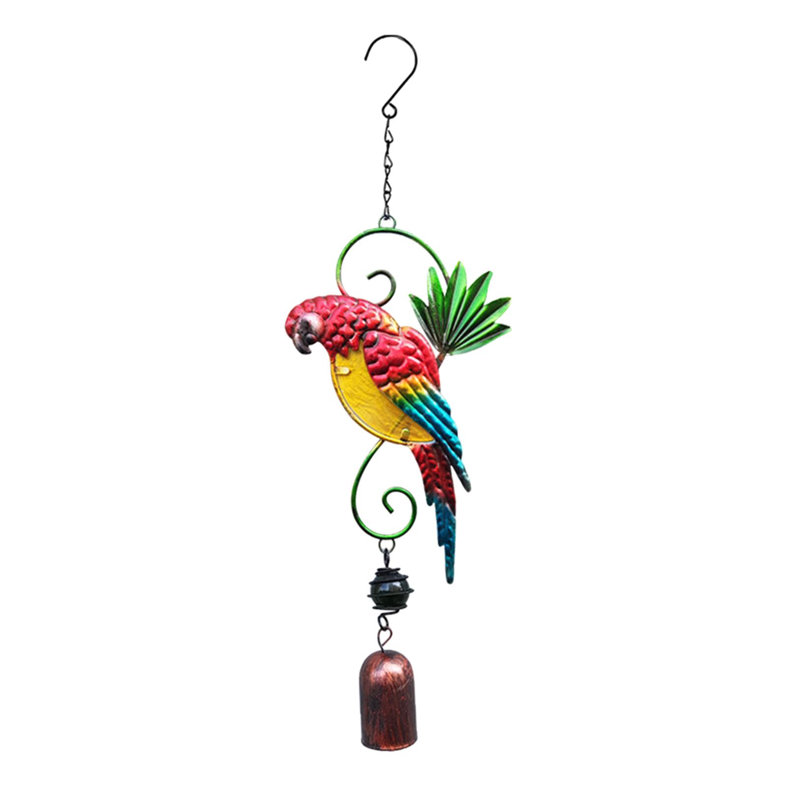 Parrot Wind Chimes Red