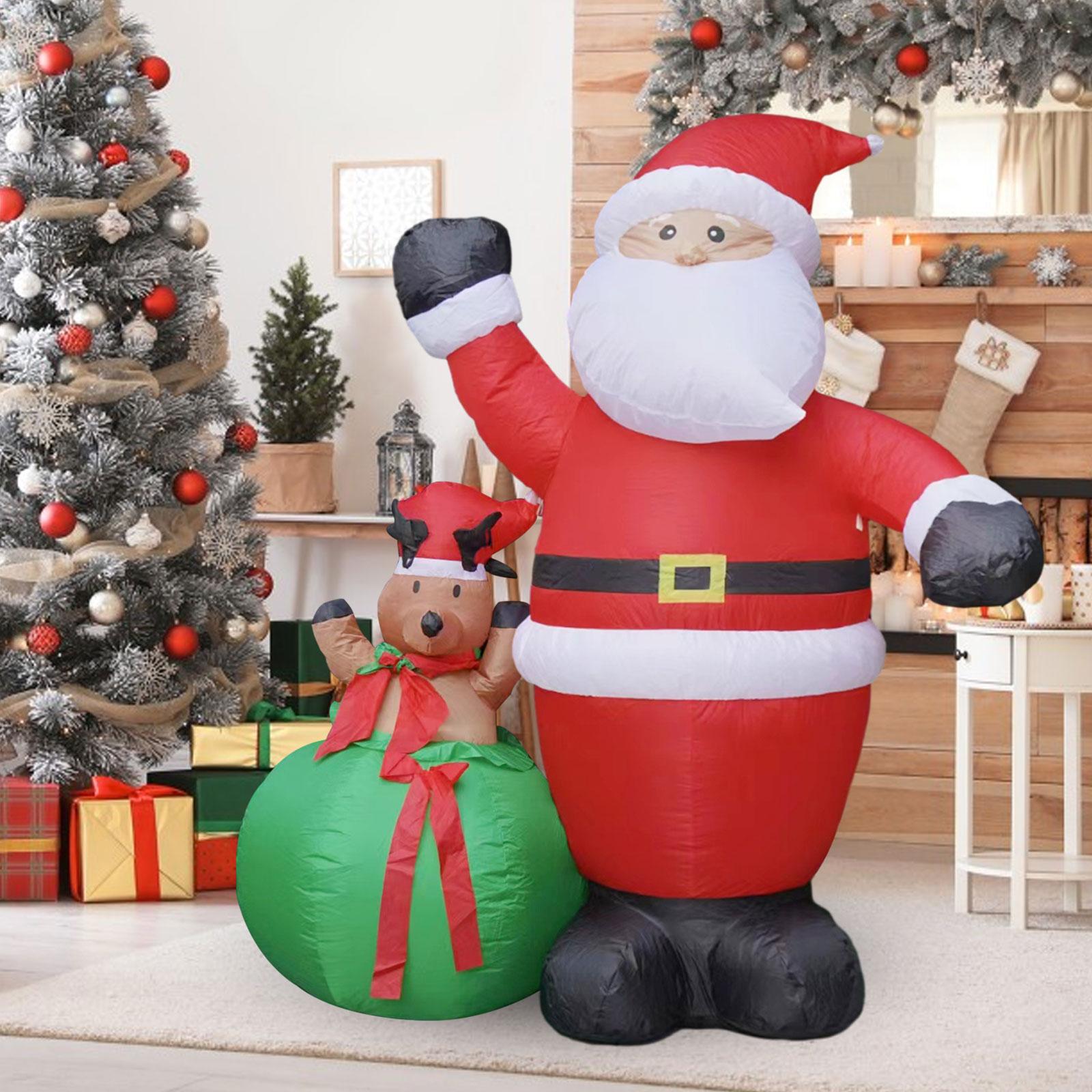 Inflatable Santa Claus Funny Christmas Inflatable Santa Claus for Front Lawn