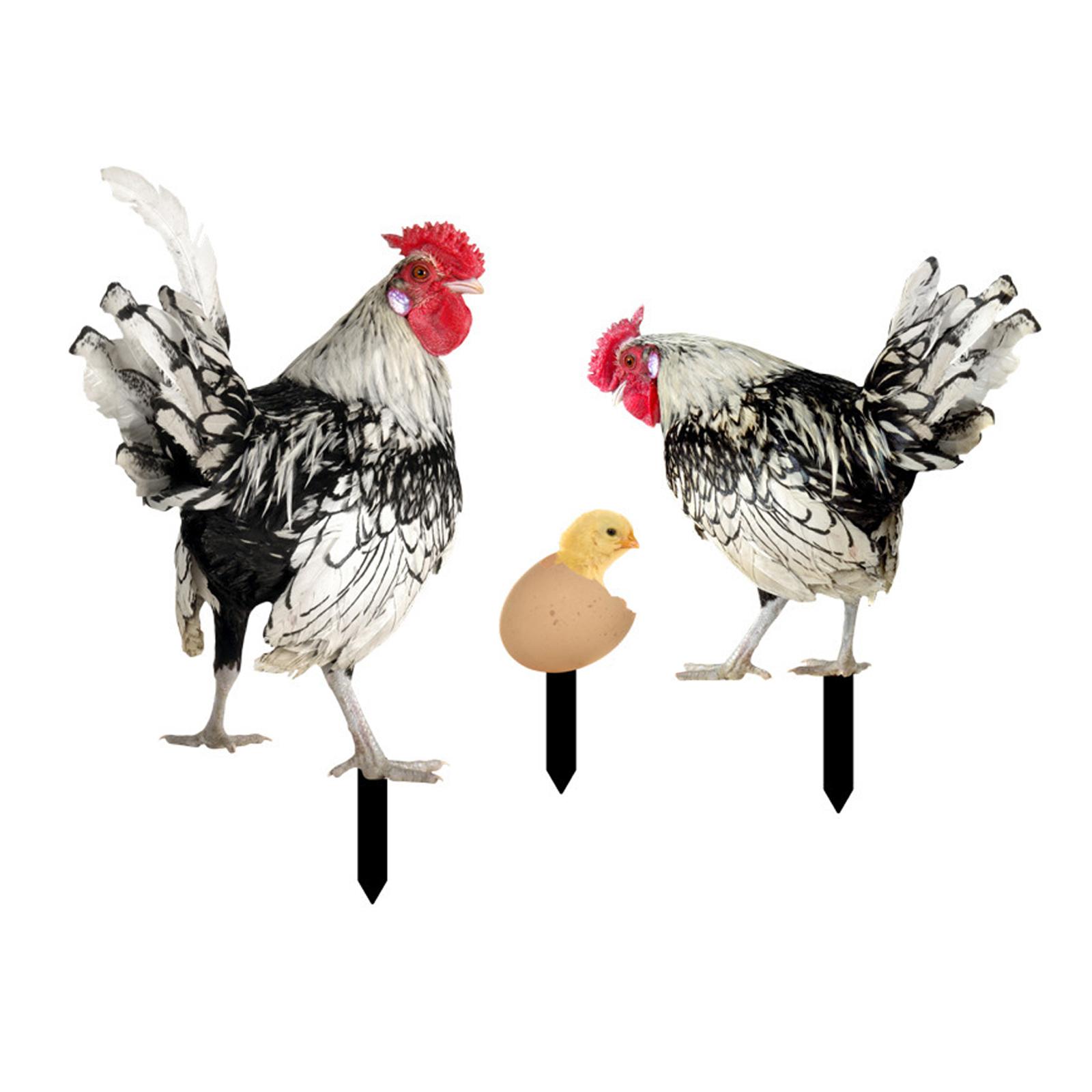 Chicken Garden Stakes