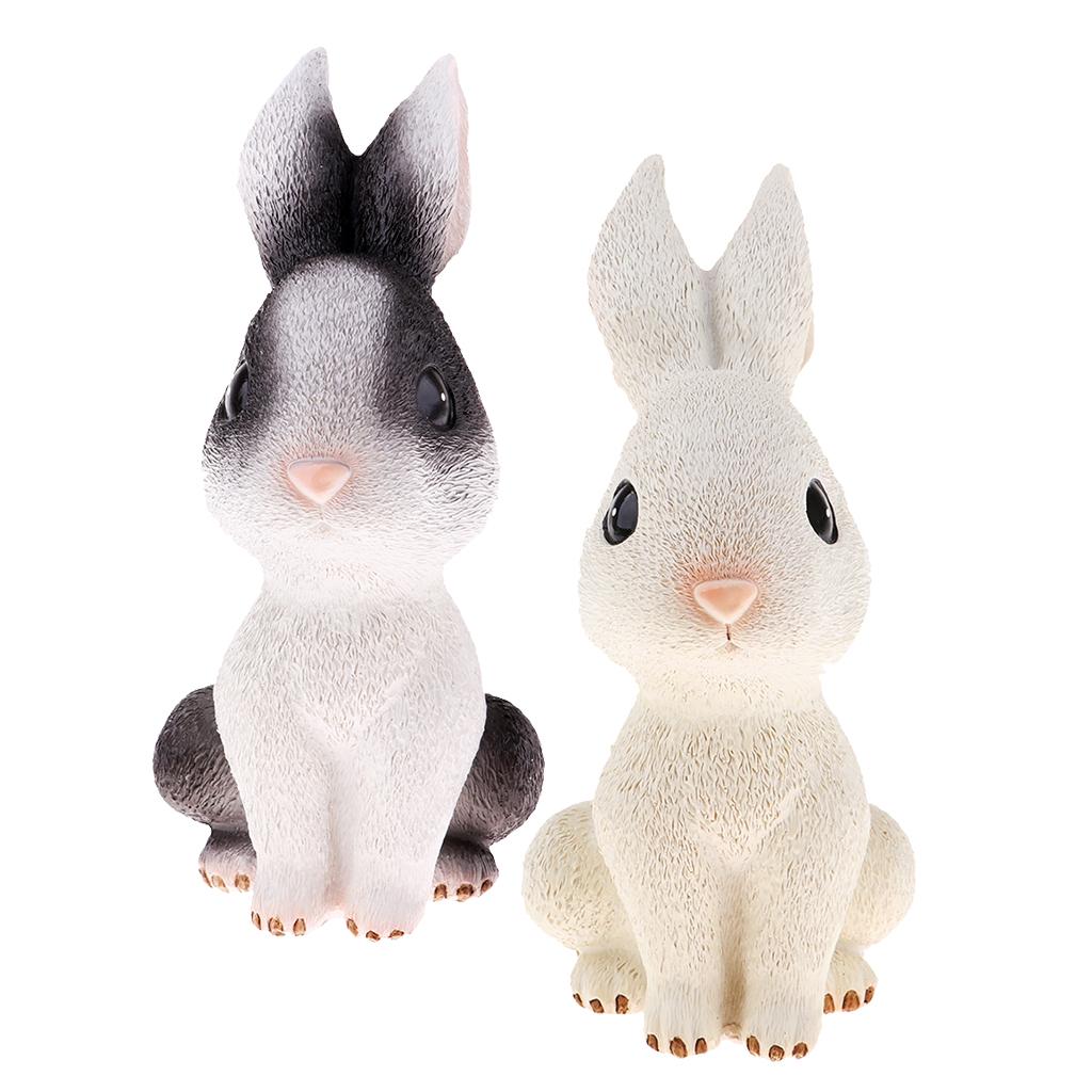 Cute Cartoon Rabbit Piggy Bank Coin Saving Bank Kids Birthday Gift White