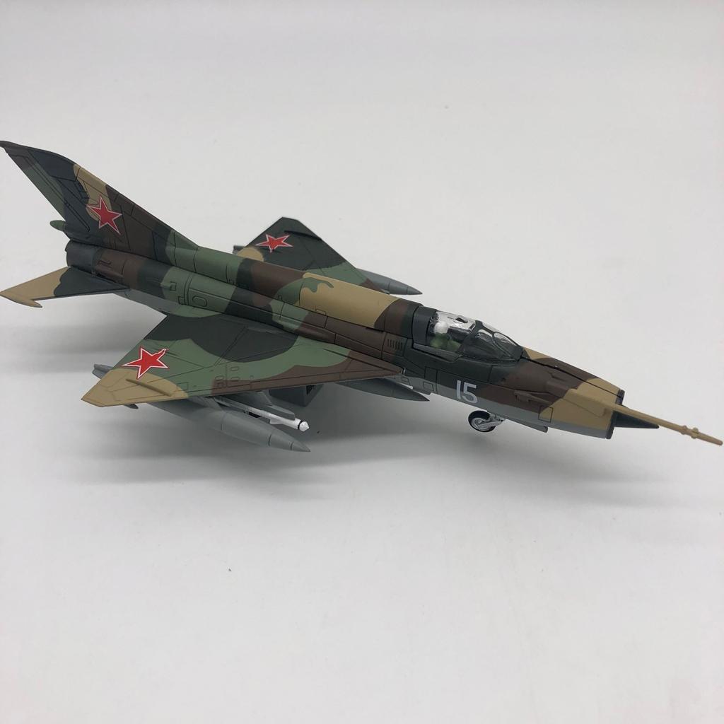 1:72 Scale MIG-21 Fighter Aircraft Helicopter Diecast Military Model 