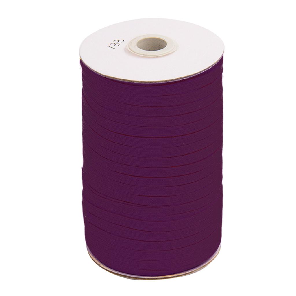 144 yards Thickening High Elastic Band 6.5mm Trim Sewing Band Purple