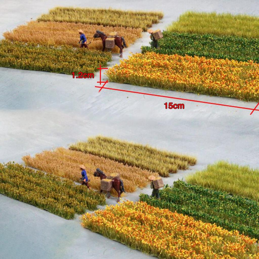 Realistic Miniature Plants Mini Model Railroad Garden Building Materials /