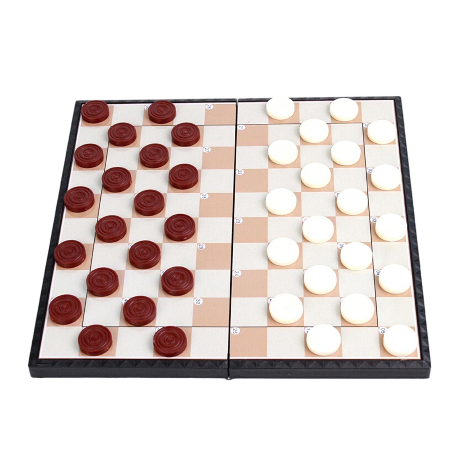 Checkers Board Game Set