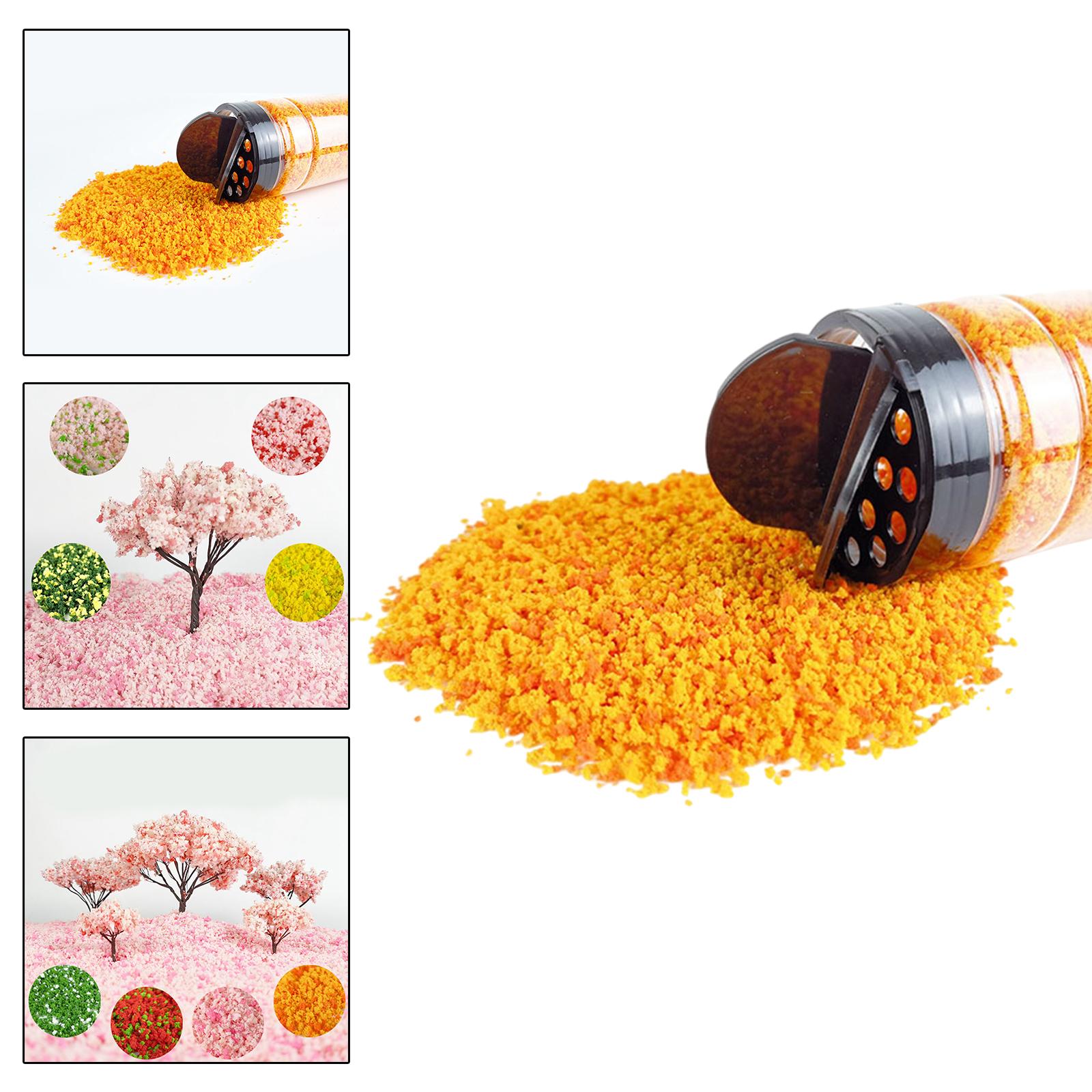 Miniature Tree Powder Model Railway Materials Diorama Scenery Orange