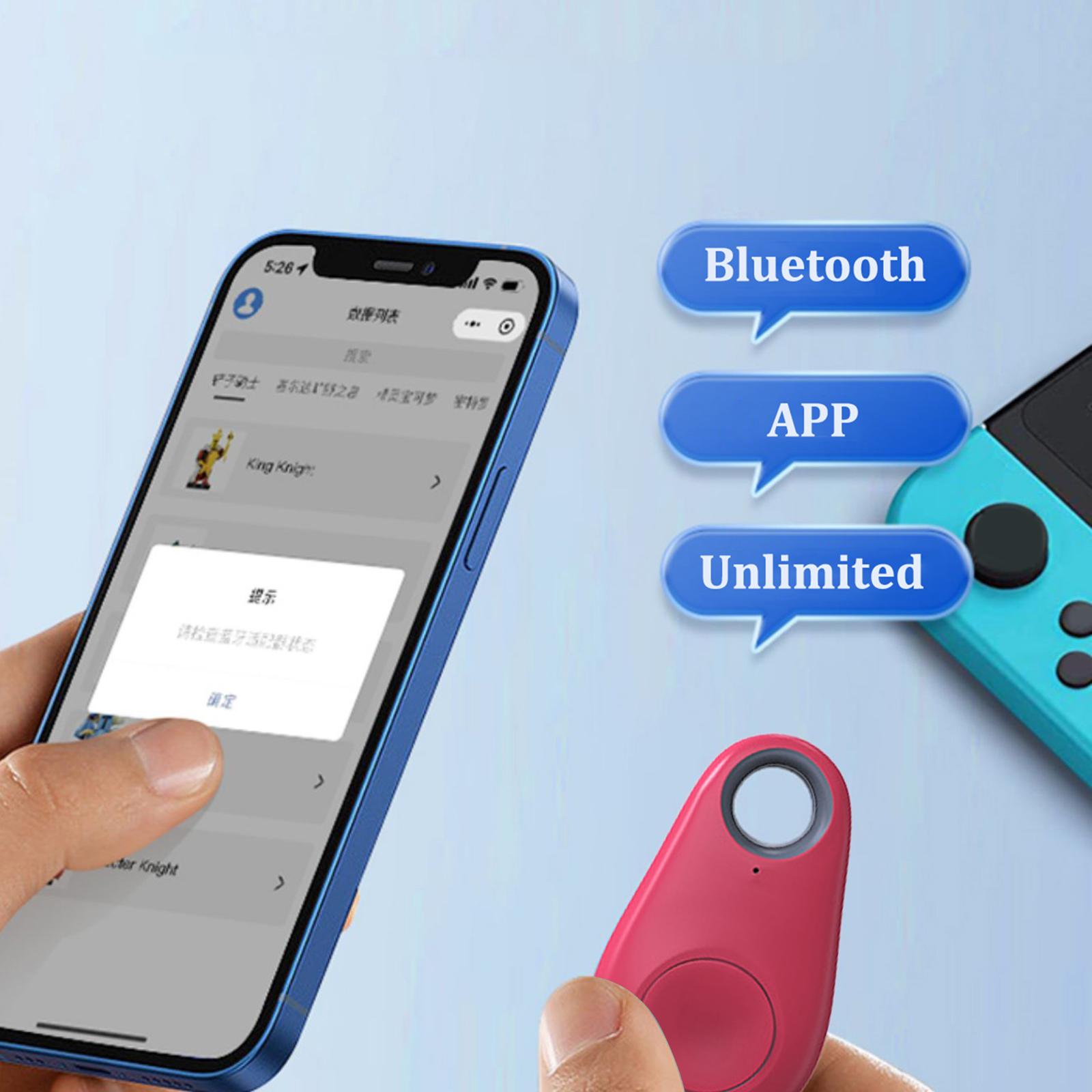 Amiibolink Bluetooth Keychain Lightweight Portable Universal Amiibo NFC Card Red