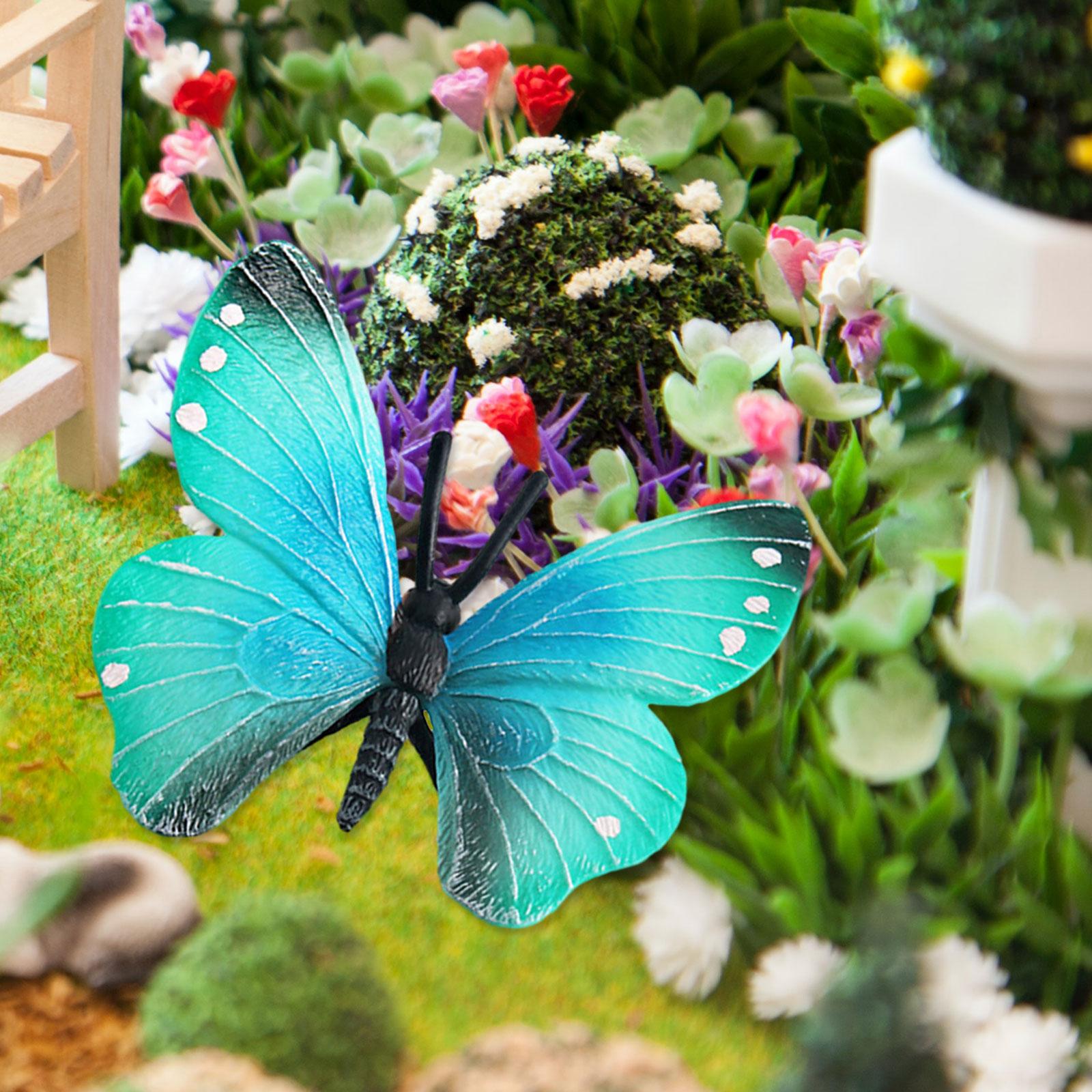 Lifelike Butterfly Figure Cognitive Toy for Tabletop Cake Topper Living Room