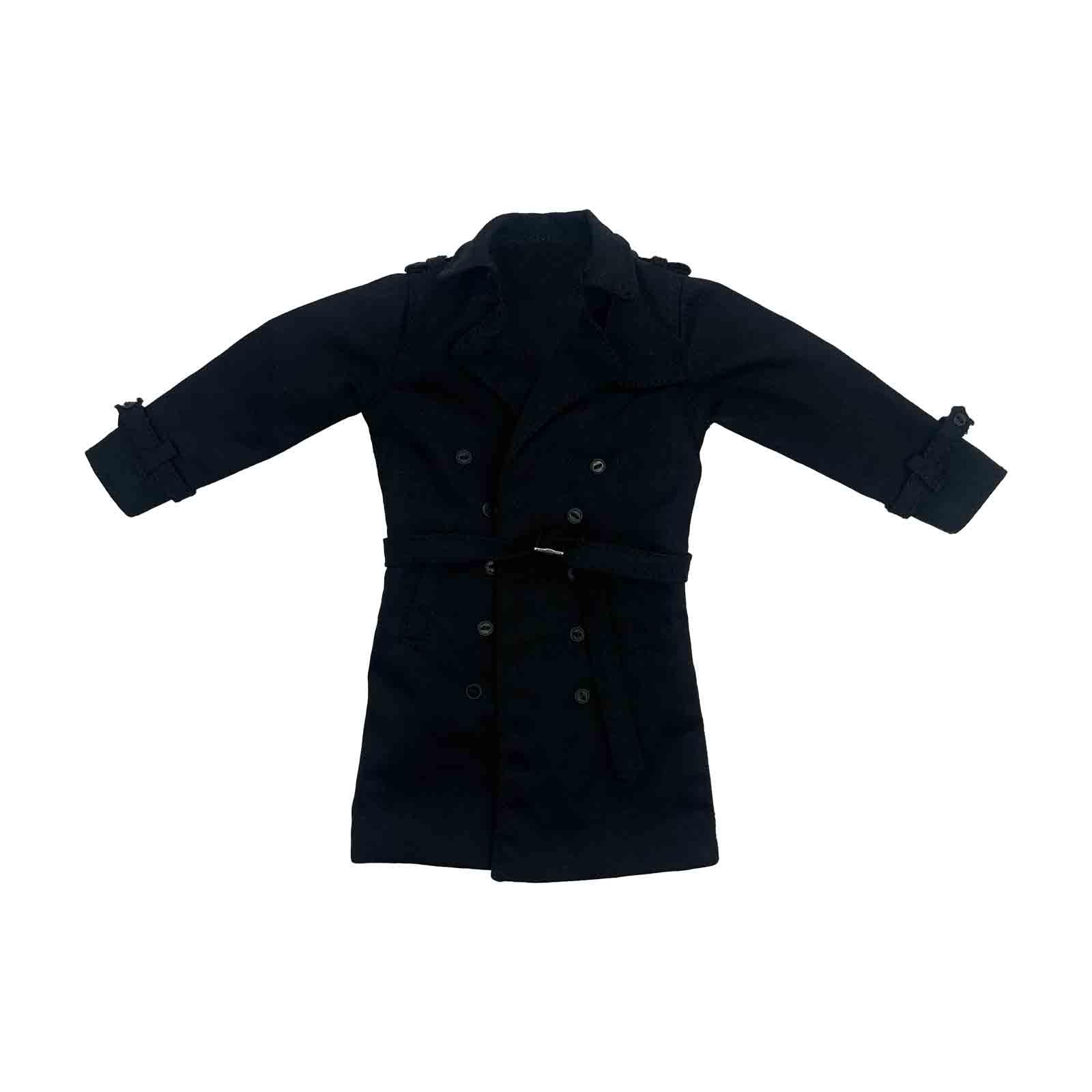 1/6 Scale Trench Coat Overcoat for 12" Women Figures Doll