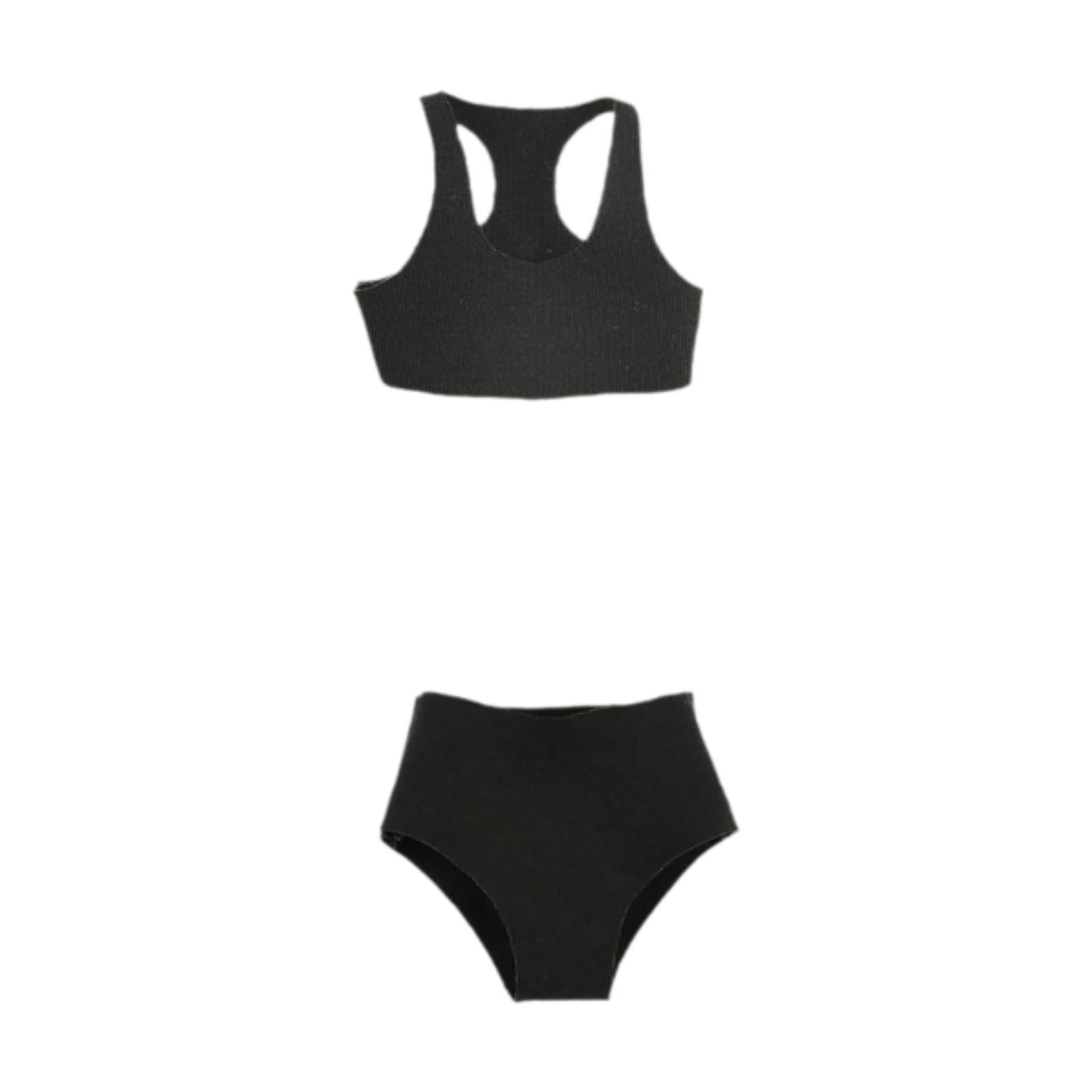 Action Figure Vest and Shorts Black