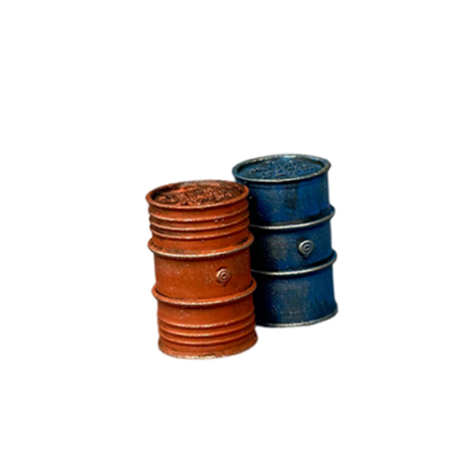 Miniature Oil Drum 1:64 Scale