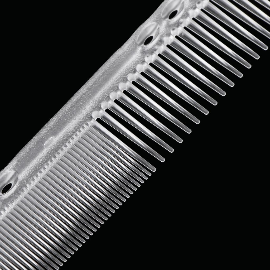 Clear Hair Cutting Comb Barber Hairdressing Hairstyling Salon Plastic Comb