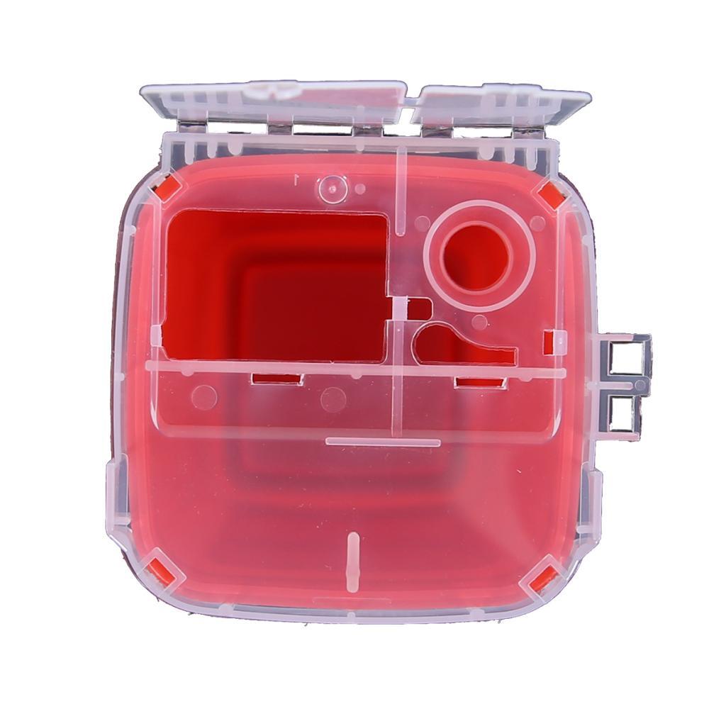 Plastic Small Sharps Biohazard Needles Blades Disposal Container Bin Red