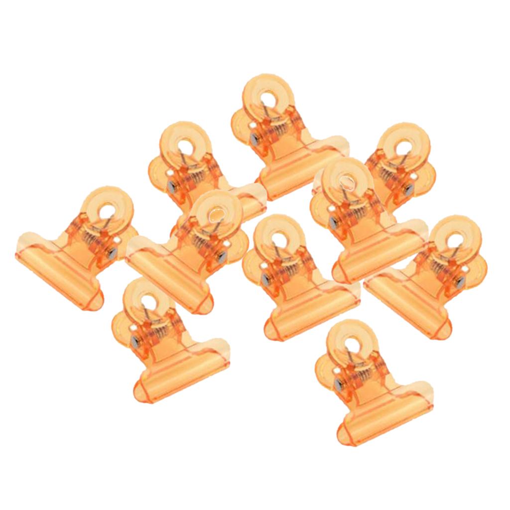 5/10Pcs Nail Pinching Clips C Curve Nails Pinchers Plastic Clamps Orange