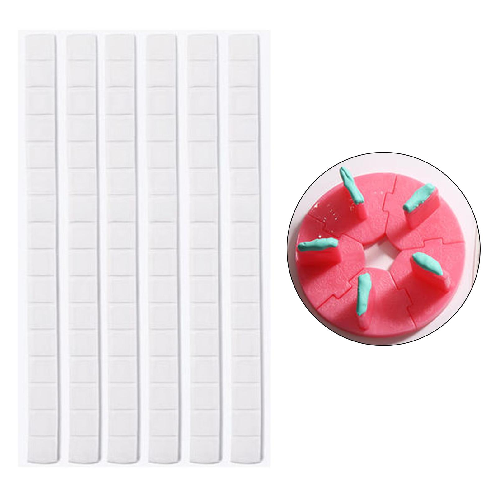 90Pcs Removable Nail Adhesive Glue Clay Manicure Non Stick Hand White