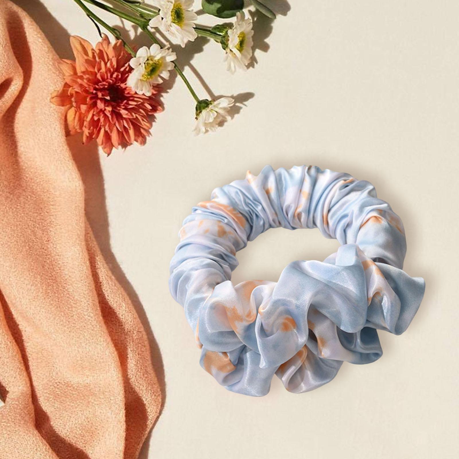 Soft Heatless Hair Curler Headband for Hair Styling Sleeping Light Blue