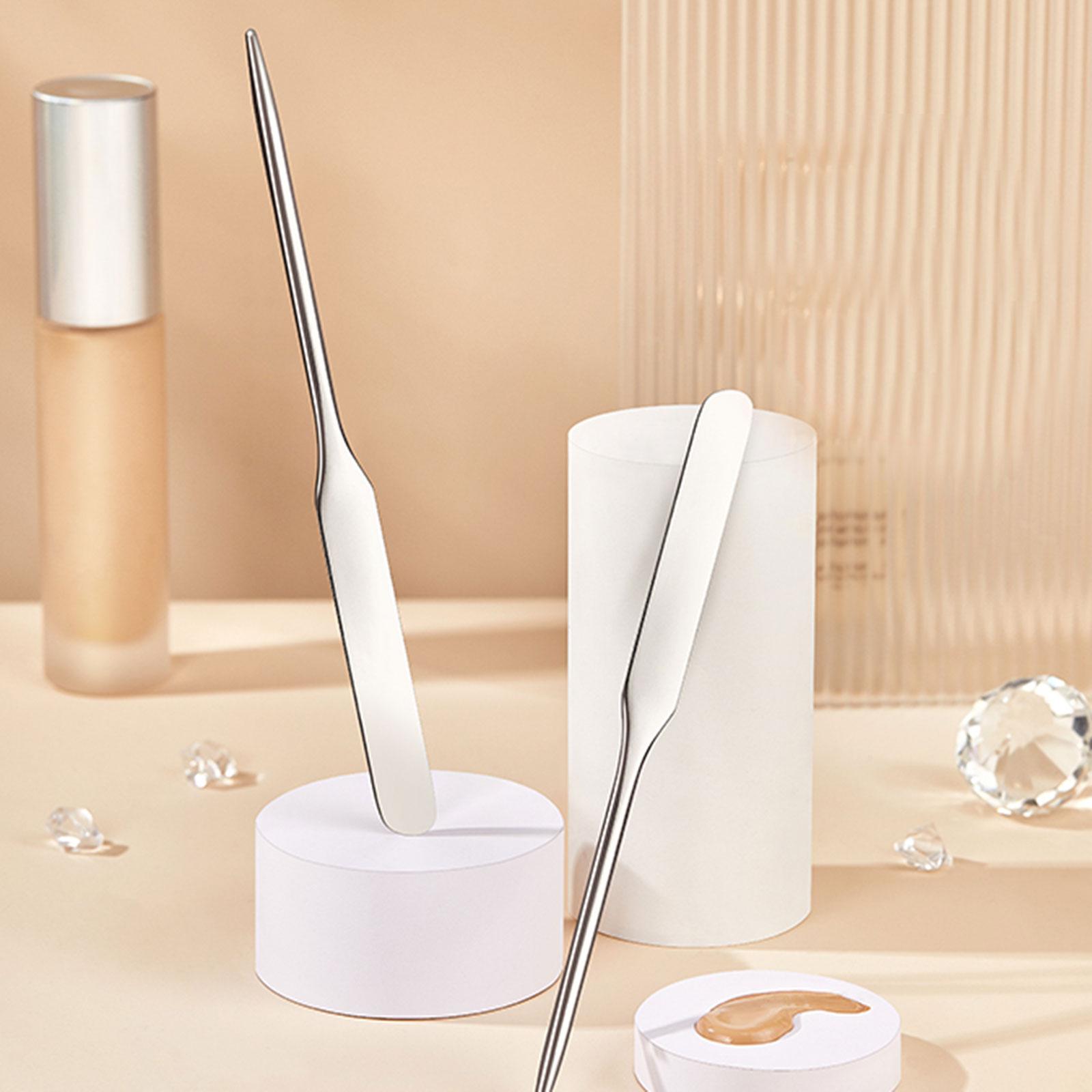 Makeup Spatula and Acrylic Makeup Palette Nail Art Tool Fine Workmanship