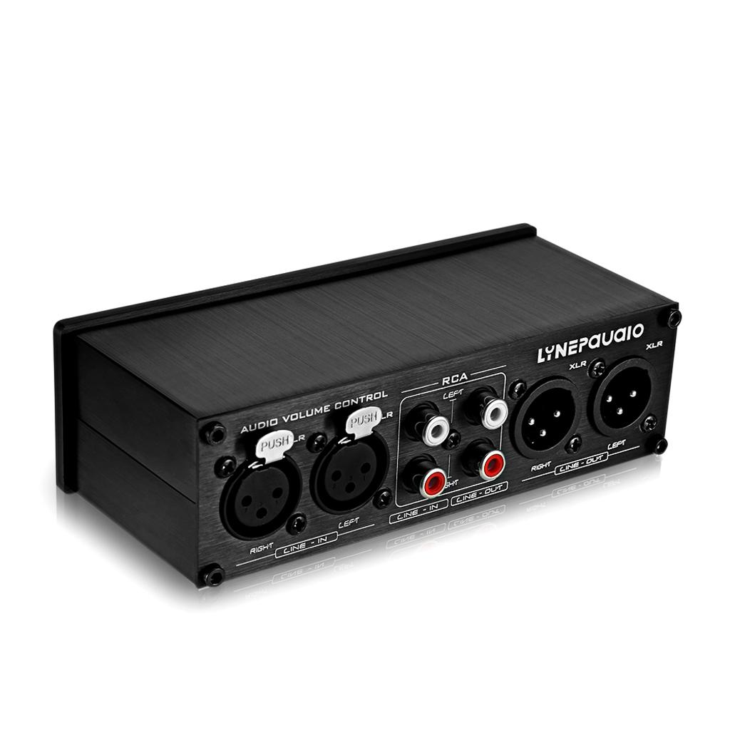 Audio Fully Balanced Passive Preamp Pre-Amplifier XLR/RCA Volume Controller