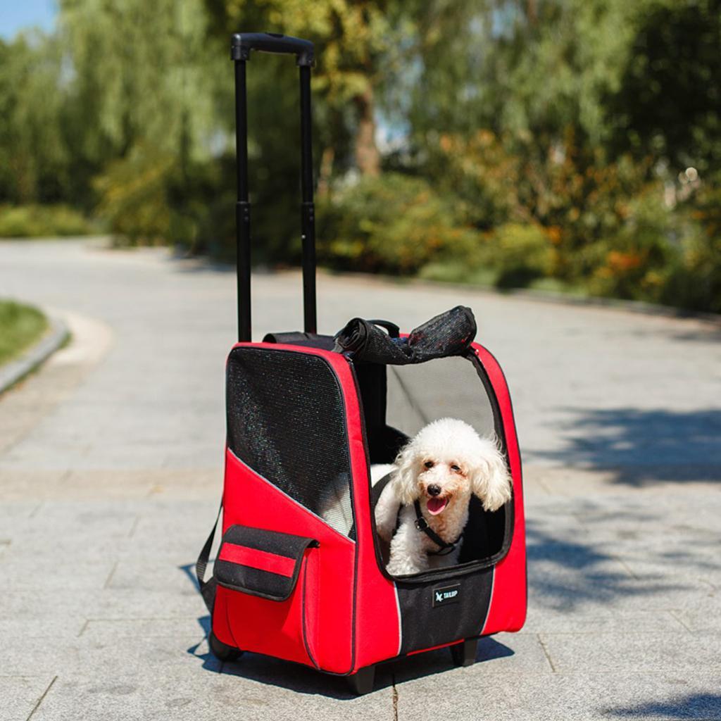 Pet Dog Animals Trolley Carrier Stroller Travel Backpack