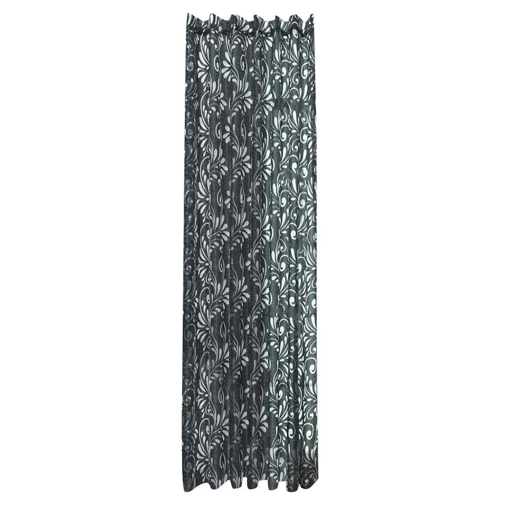 Semi Elegant Sheer Fenster Vorhänge Gaze Spitze Panel für