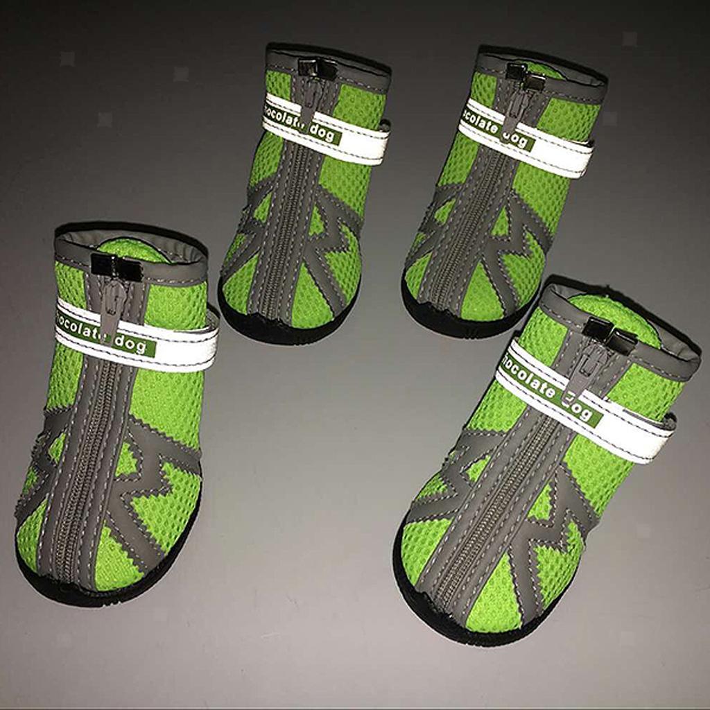 Hundeschuhe Pfotenschutz Mesh Hunde Schuhe mit antirutsch Sohle für eBay