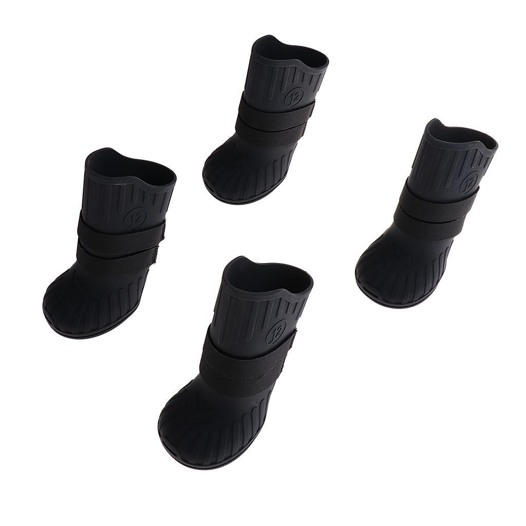 Hundeschuhe Wasserdicht Hunde Regenstiefel Schneeschuhe mit
