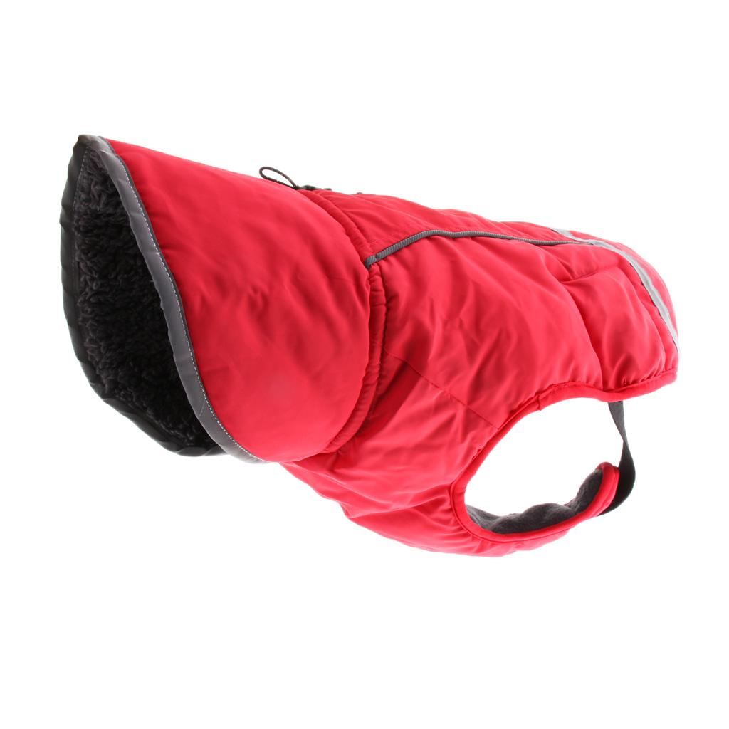 Dog Jacket Cold Weather Waterproof Windproof Reflective Dogs Coat Vest XXL