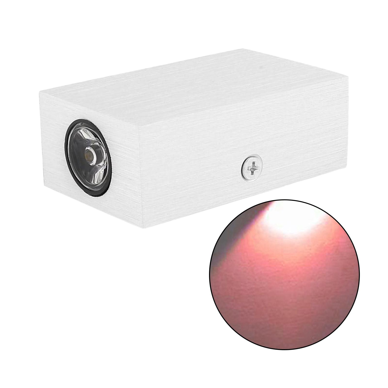 LED Wall Light Up Down Lamp Sconce Lighting Bedroom Fixture Red Light