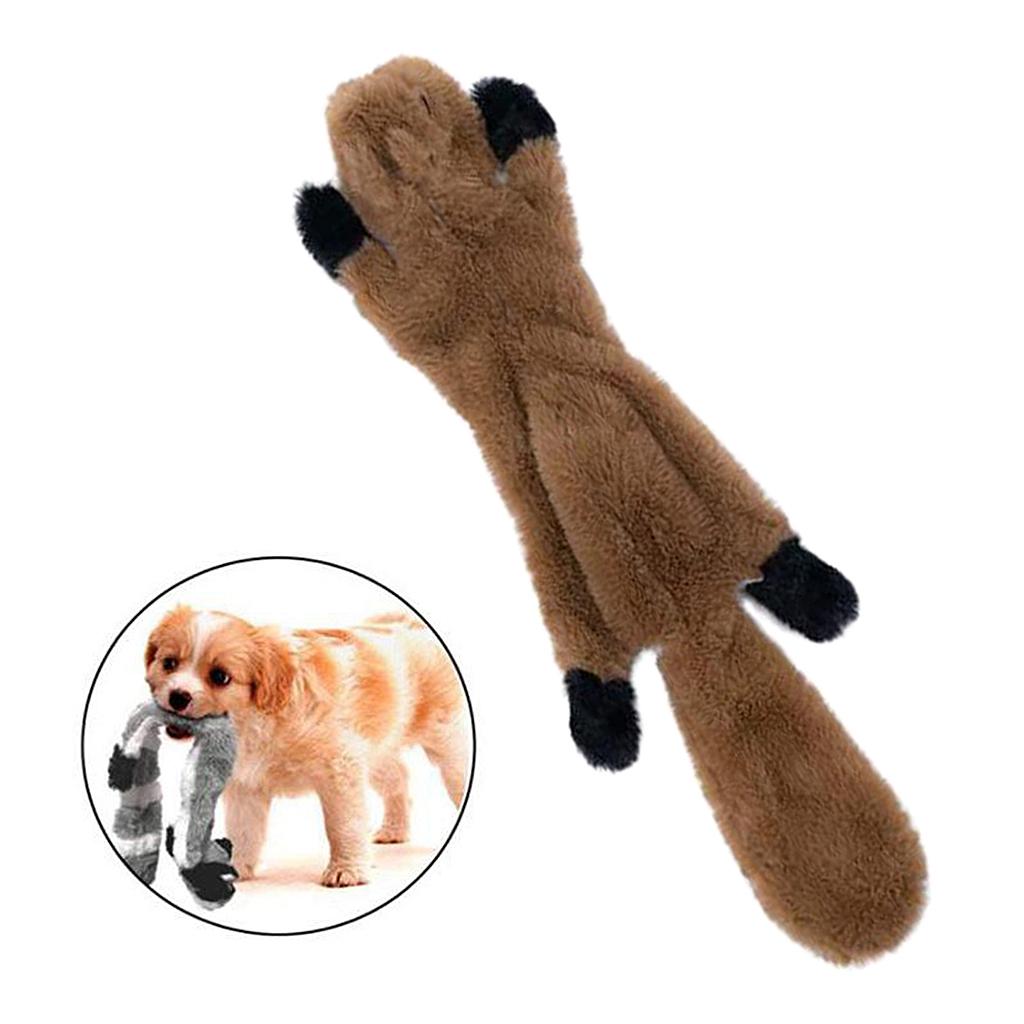 2 Pieces Large Dogs Pet Chew Squeak Squeaky Plush Interactive Toy