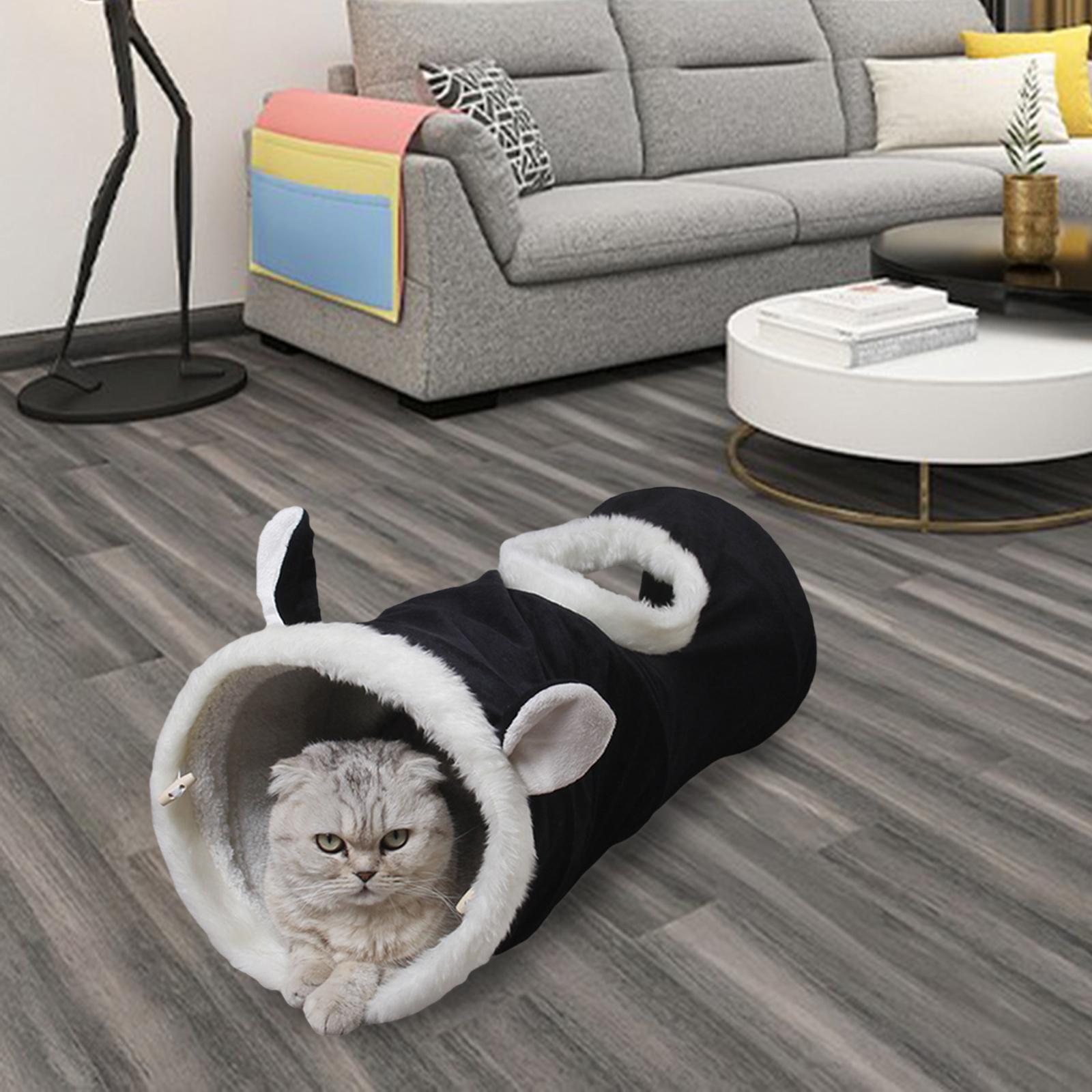 Collapsible Cats Tunnel Tube Interactive Indoor Cats Peek Hole Toys Cat