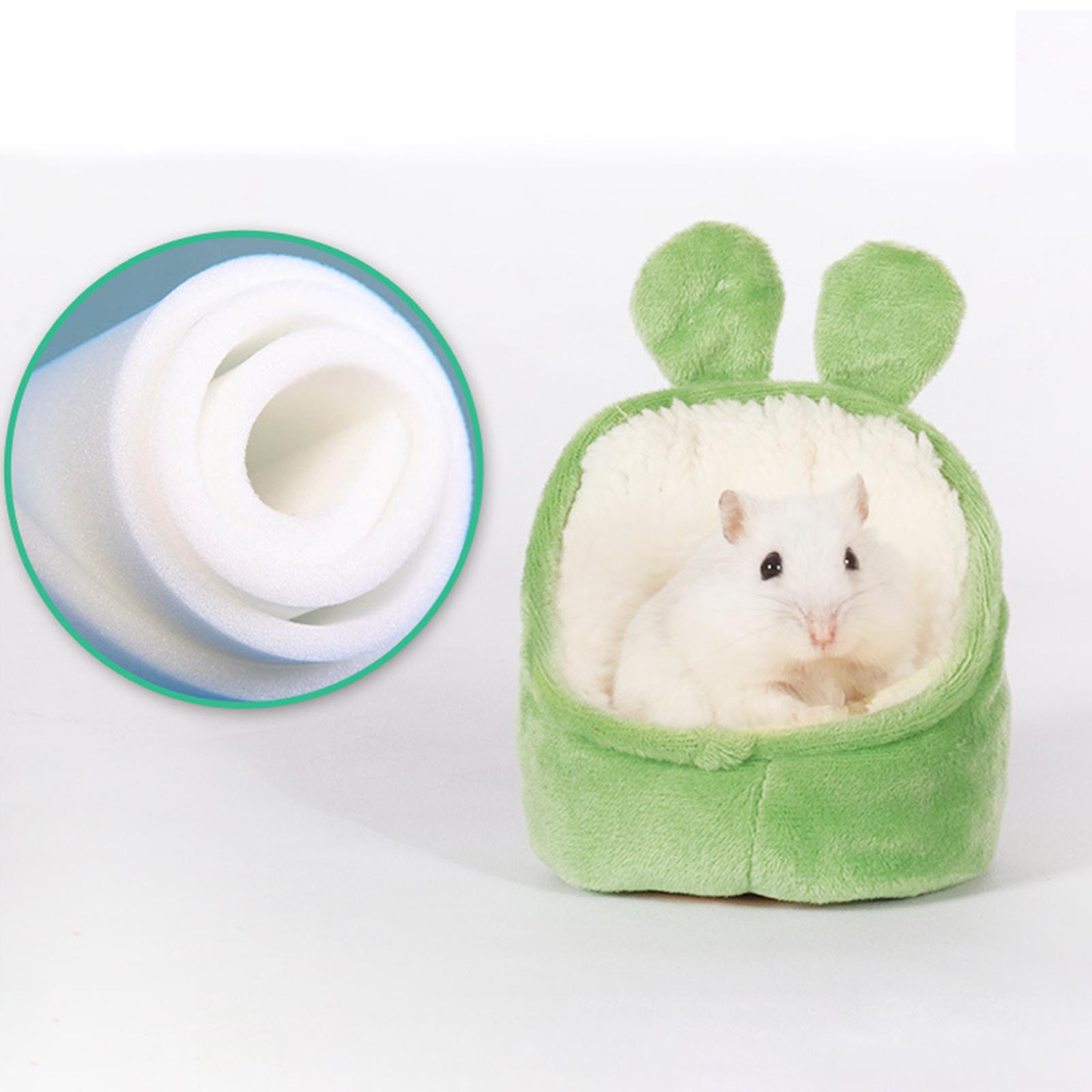 Pet Guinea Pig Nest Hamster House Accessories for Hedgehog  Green 