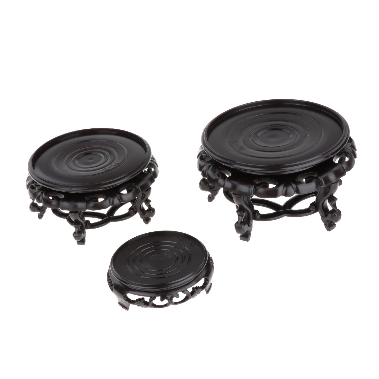 2xFish Bowl Display Stand Bracket Aquatic Aquarium Planter Fishes Tank Holder