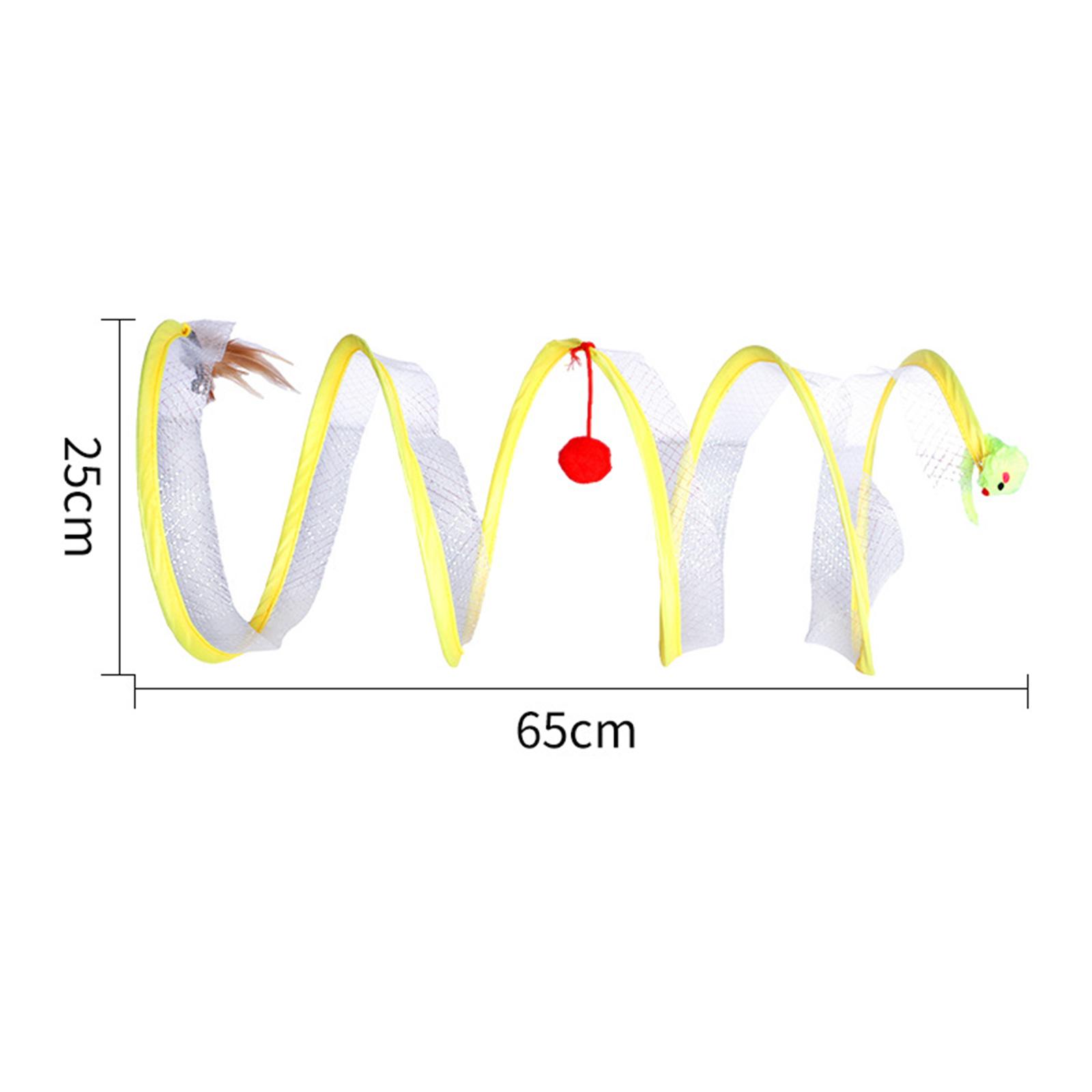 2xCat Tunnel Chase Exercising Kitten Interactive Toy Rabbit Kitten Tunnel Tube