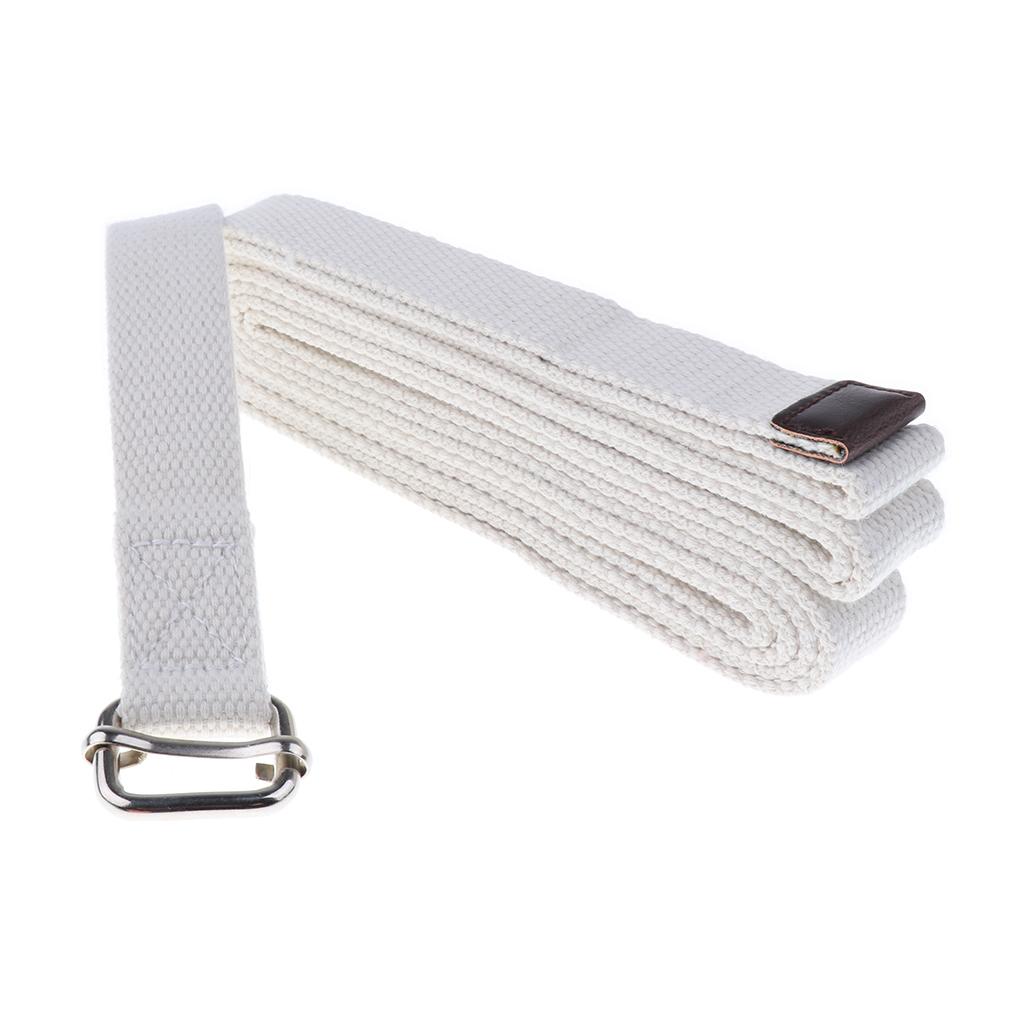 Adjustable New Yoga Stretch Strap D-Ring Adjustable Belt Waist Leg Fitness 