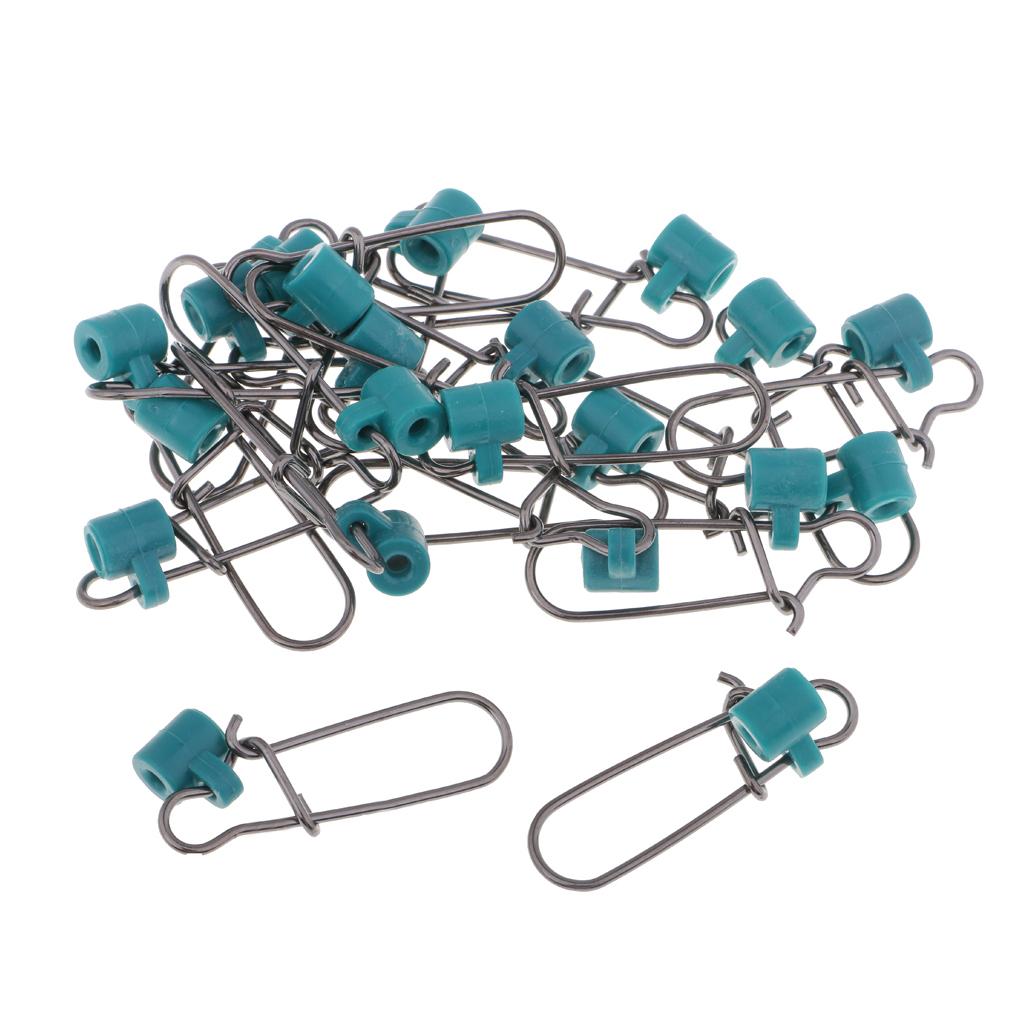 20 Pieces Fishing Sinker Slides Fishing Snap Fishing Connector Fish Finder