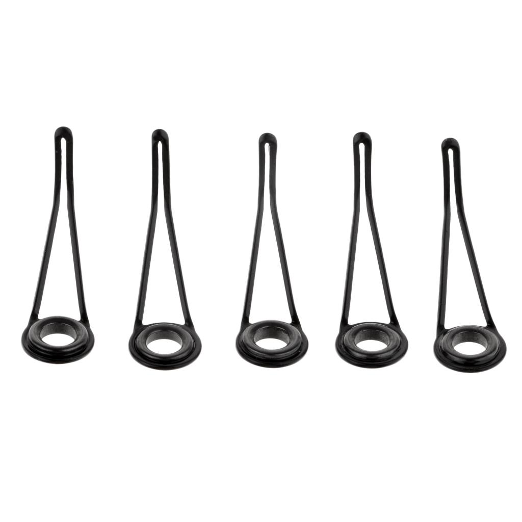 5x Ultralight Single Leg Guides Fishing Rod Eye Ring Free Rod Guides